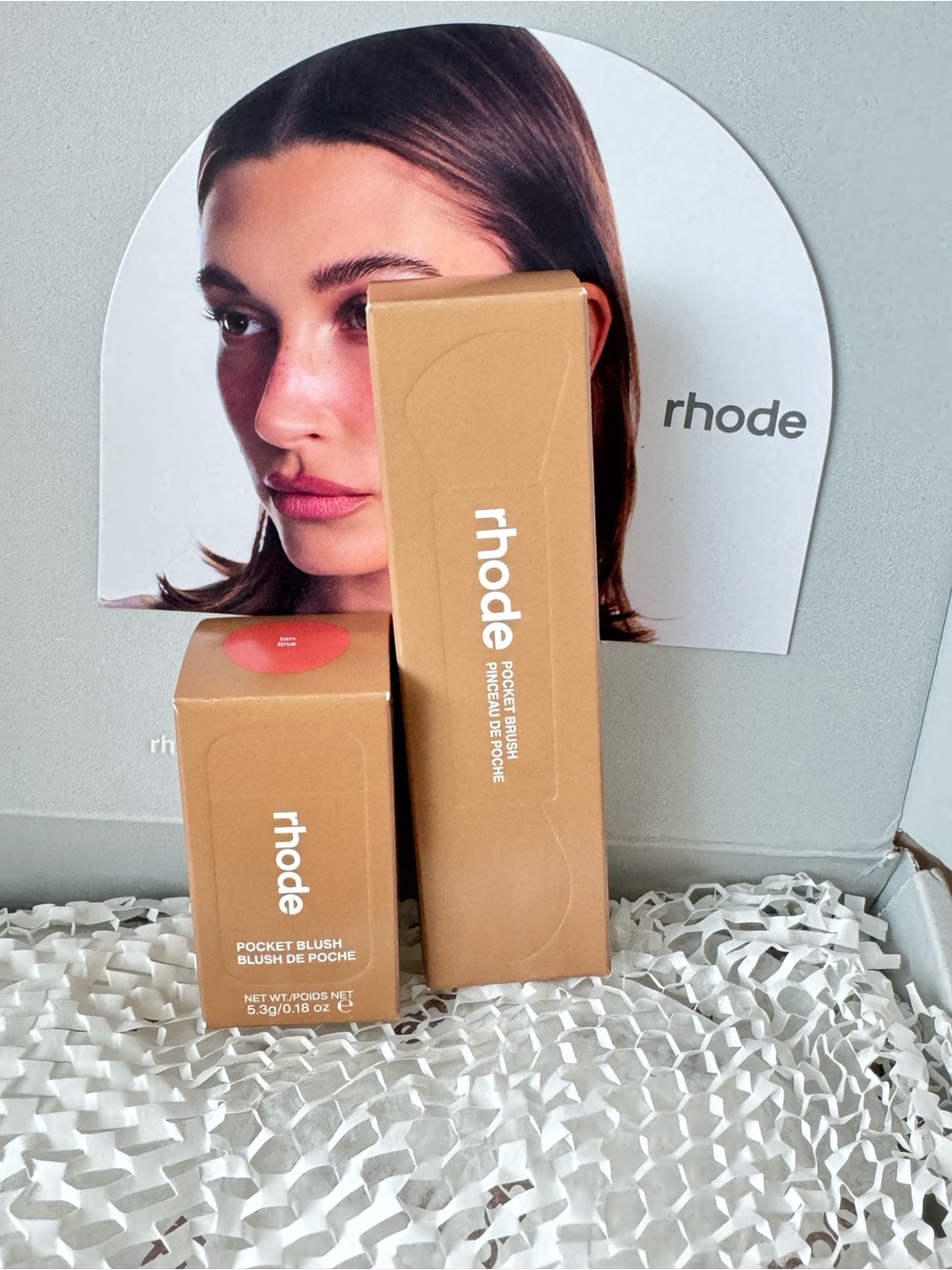 RHODE Pocket Blush in Tan line + New pocket brush—Sold out❣️